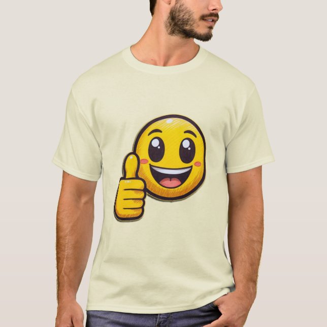 Emoji sonriente Nueva unidad de diseño de camiseta (Anverso)