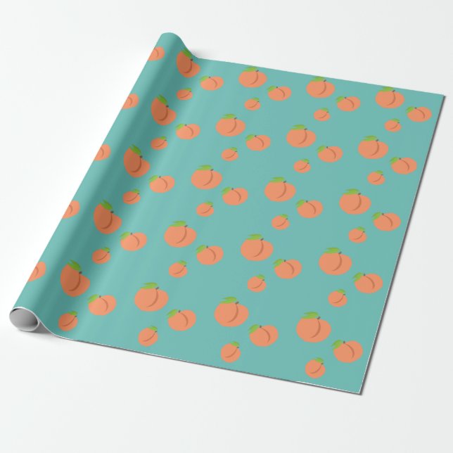 Emoji Southern Peach - Papel de envolver para Fies (Desenrollado)