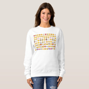 emoji sudadera femenina