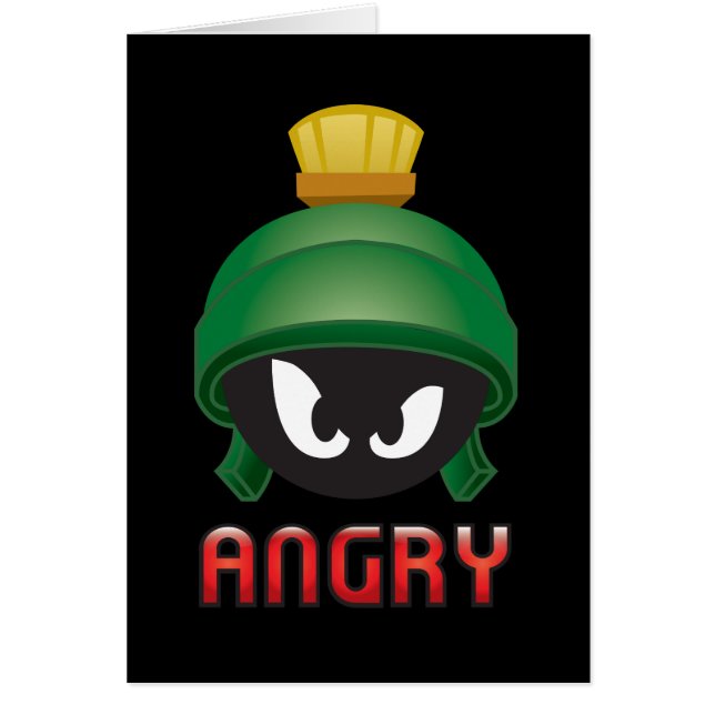 Emoticono enojado de MARVIN EL MARCIANO™ (Frente)