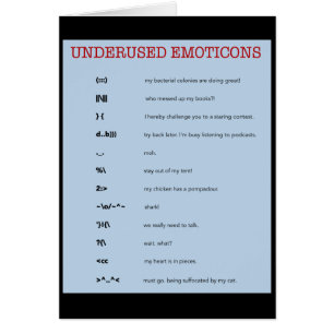Emoticons: tarjetas