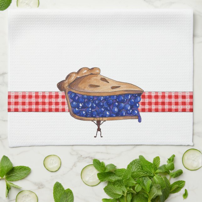 Empanada de la comida campestre - toalla de cocina (Doblado)