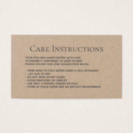 Empaquetado de ropa de lavado de Kraft editable