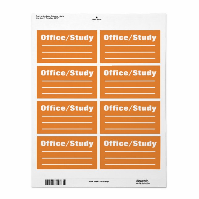 Empaquetamiento móvil Organización de etiquetas -  (Hoja Entera)