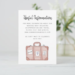 Empaquetar su tarjeta de Boda de bolsas