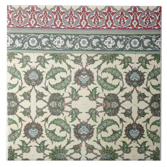 Emparede las tejas de la mezquita de Cheykhoun, (Frente)