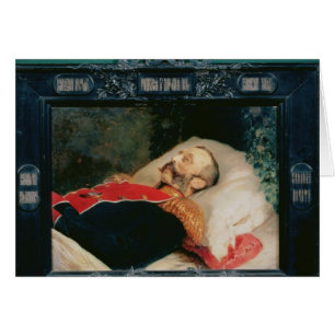 Emperador Alejandro II en su lecho de muerte, 1881