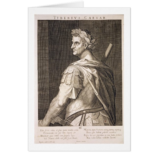 Emperador de Tiberius César (ANUNCIO 10 A.C. - 54) (Frente)