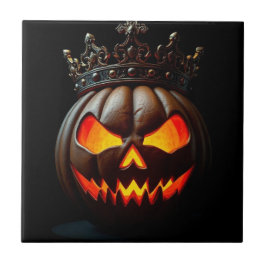 Emperador Jack-O-Lantern Halloween Baldosa Cerámic