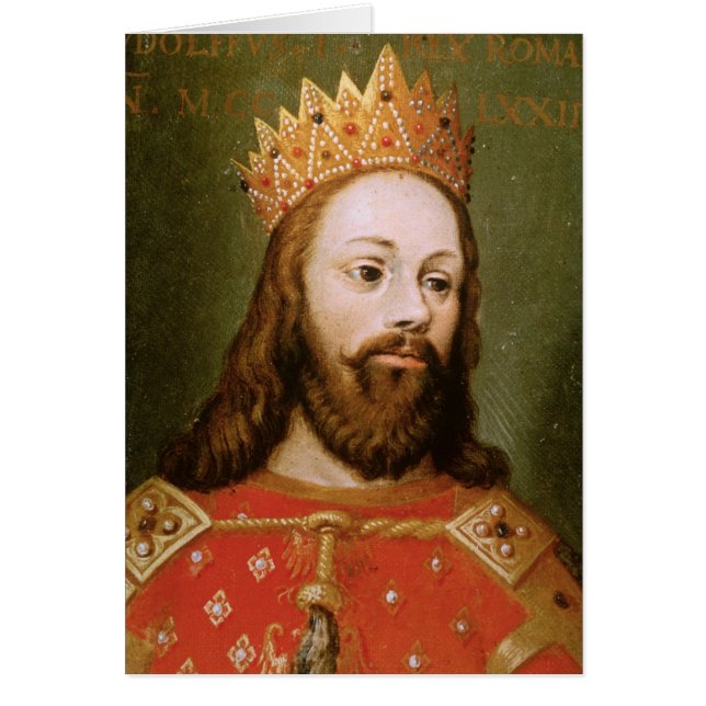 Emperador romano santo uncrowned de Rudolf I (Frente)