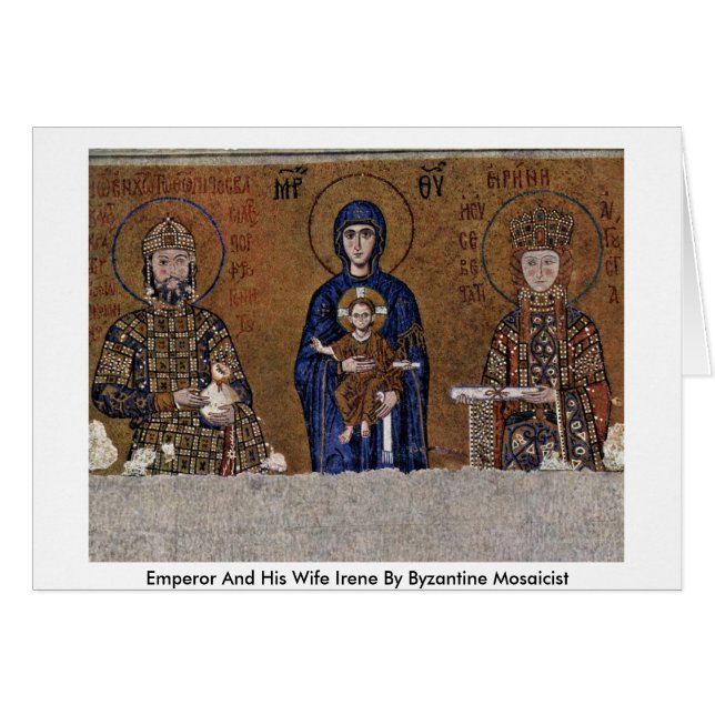 Emperador y su esposa Irene del fabricante de (Anverso (Horizontal))