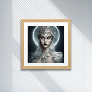 Emperatriz del arte digital de la luna
