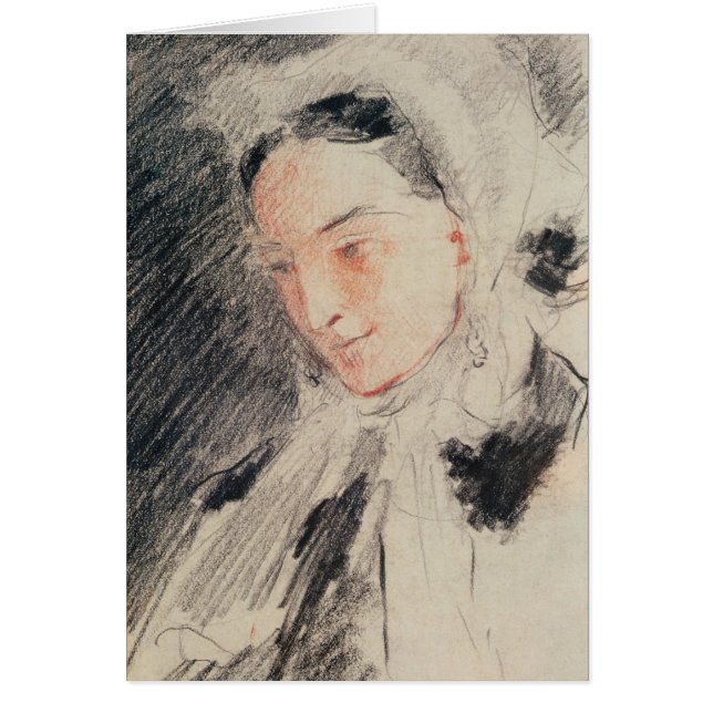 Emperatriz Eugénie (tiza negra y roja) (Frente)