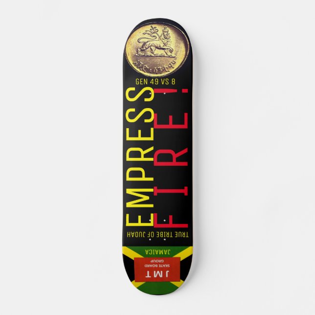 EMPERATRIZ  FUEGO Skateboard (Anverso)