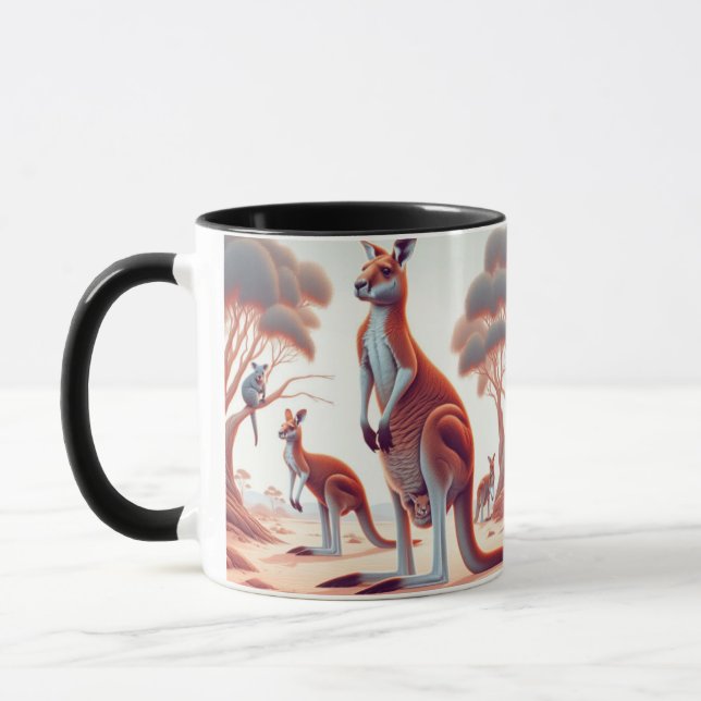 ¡Empieza a tu mañana con nuestra taza canguro! (Izquierda)