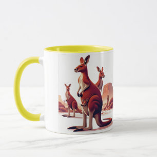 ¡Empieza a tu mañana con nuestra taza canguro!