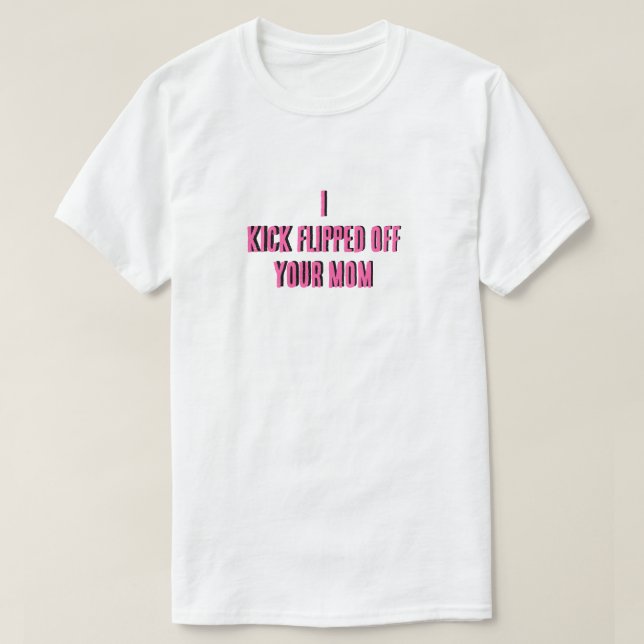 Empiezo la camiseta de tu mamá (Diseño del anverso)