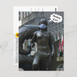 Empleada, pensando en ti - V postal