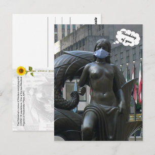 Empleada, pensando en ti - V postal