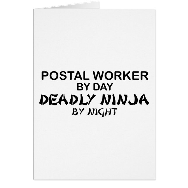Empleado de correos Ninja mortal (Frente)