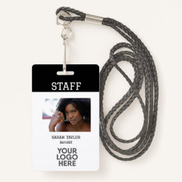 Empleado de la compañía de tarjetas de identificac