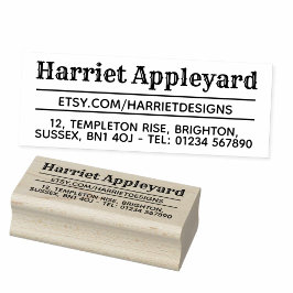 Empleado doméstico de sellos de goma de Crafter