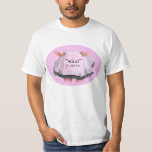 Empleado para servir camiseta