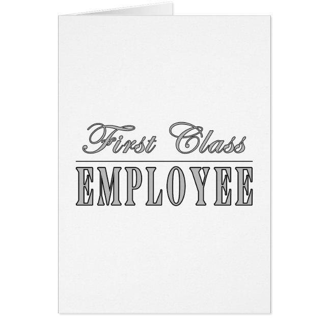 Empleados de primera clase (Frente)