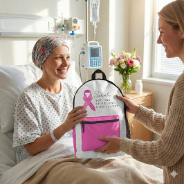 Empoderamiento de la mochila contra el cáncer de m