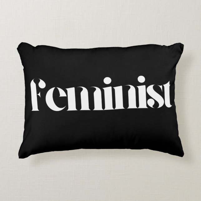 Empoderamiento del almohada feminista | Inspirador (Anverso)