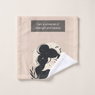 Empoderando la fuerza de la mujer Tan Black