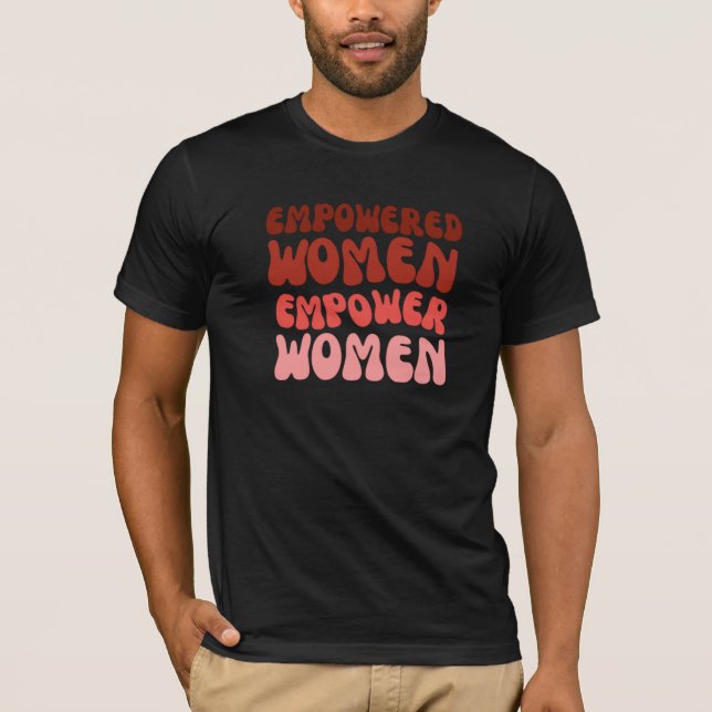 Empoderar camisetas de mujeres (Anverso)