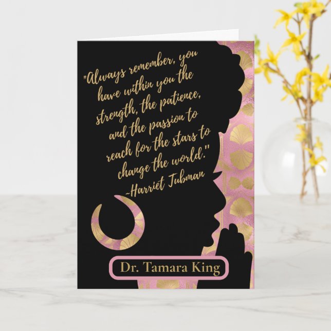 Empoderar y alentar | Tarjeta de felicitación mela (flor amarilla)
