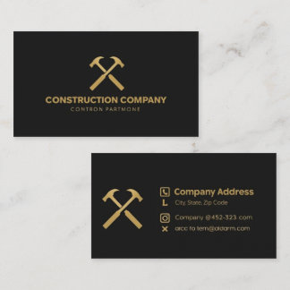 Empresa de construcción | Tarjeta de visita modern