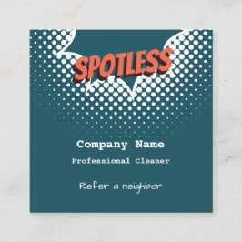 Empresa De Limpieza Doméstica Referirse A Tarjeta 