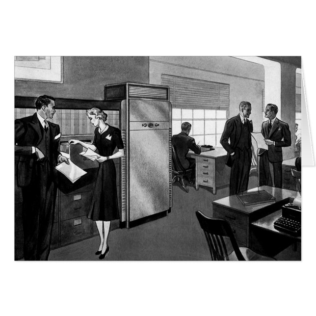Empresa de Vintage, Oficina de Empresarios Ejecuti (Anverso (Horizontal))