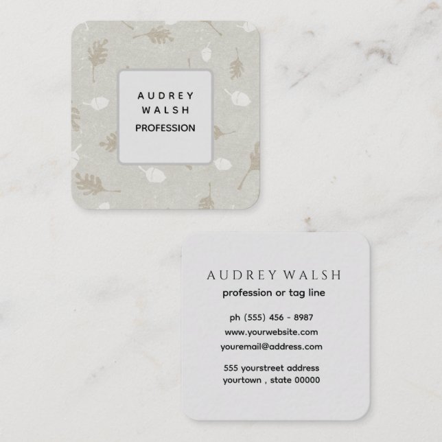 Empresarios elegantes de diseño de tarjetas de vis (Anverso / Reverso)