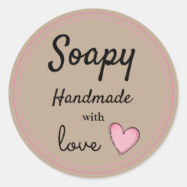 Empresas Pegatinas - Fabricado a mano con el diseñ