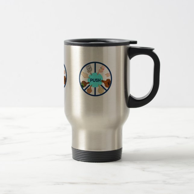 EMPUJE la taza del viaje (Derecha)