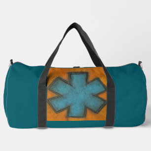 EMS Naranja estrella de la vida Bolsa Duffel