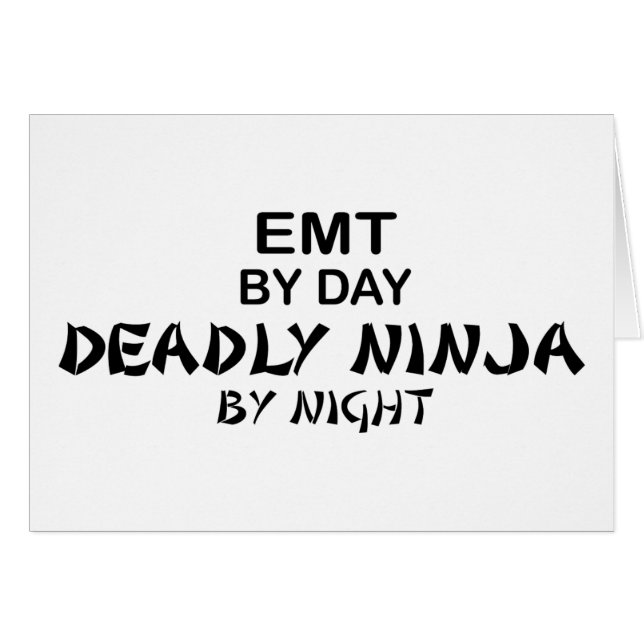 EMT Ninja mortal por noche (Anverso (Horizontal))