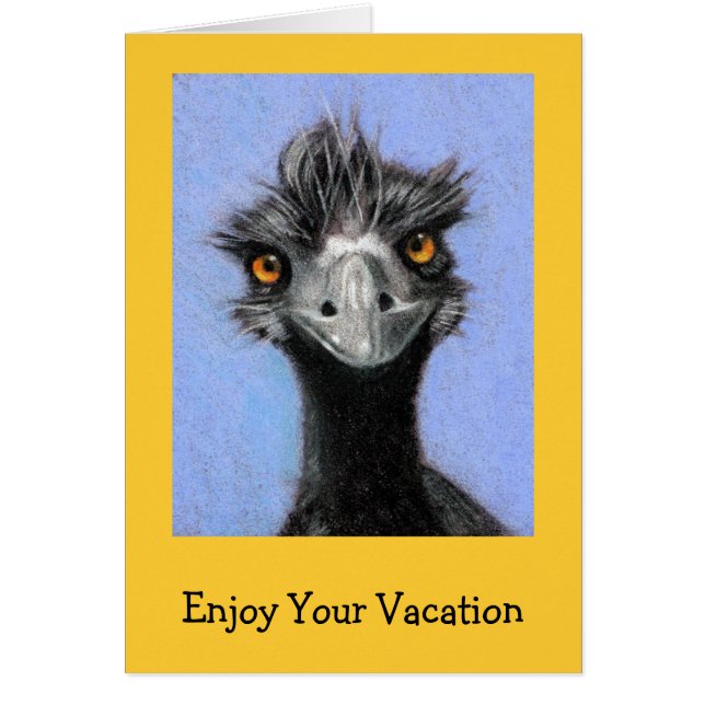 EMU FRAZZLED: DISFRUTE DE SUS VACACIONES: (Frente)