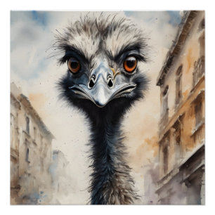 Emu no 2 Poster brillante