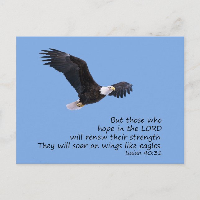 En Alas Como Aguilas Postales (Anverso)