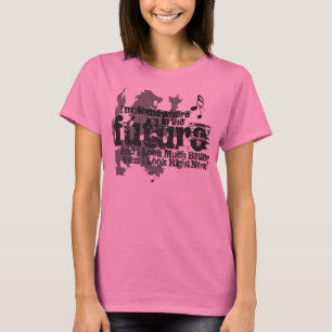 En alguna parte en el futuro camisa de las señora