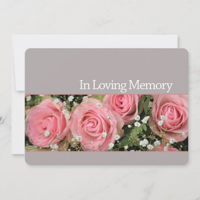 En amar la invitación a la memoria (Anverso)