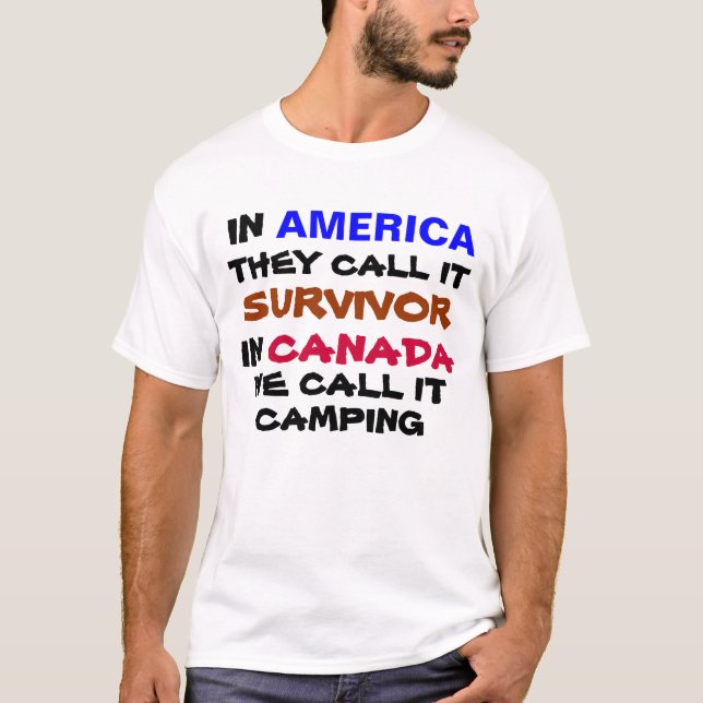en América la llaman superviviente en la camiseta (Anverso)