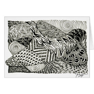 en blanco y negro - Manatee abstracto