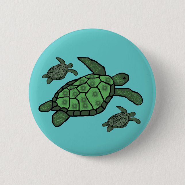 En botón triple de las tortugas de mar (Anverso)