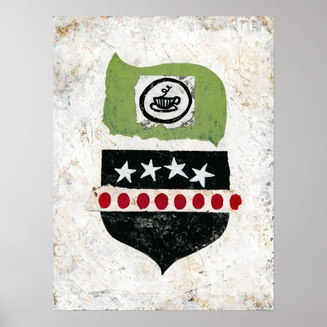 En busca de café Poster arte en la pared (Frente)